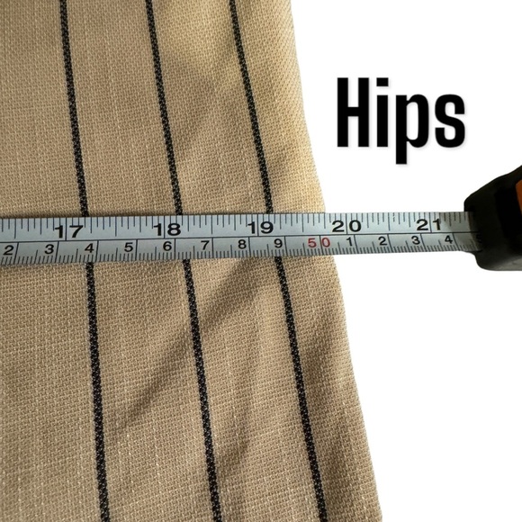 Worthington Tan Striped Ankle Pants - Picture 9 of 11